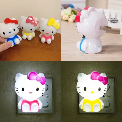 Beautiful Kitty Night LED DIM Light 